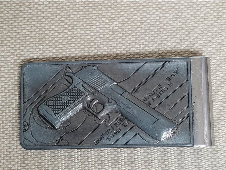 Desert Eagle Money Clip Semi Automatic Pistol On 2 X Etsy - image 0