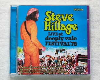 Steve Hillage Live at deeply vale of Festival'78 2 CD Rock music Vintage CD
