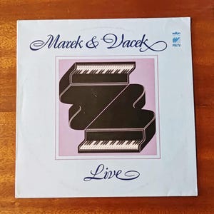 Marek & Vacek Live Vintage vinyl record Poland music piano vinyl record 1981