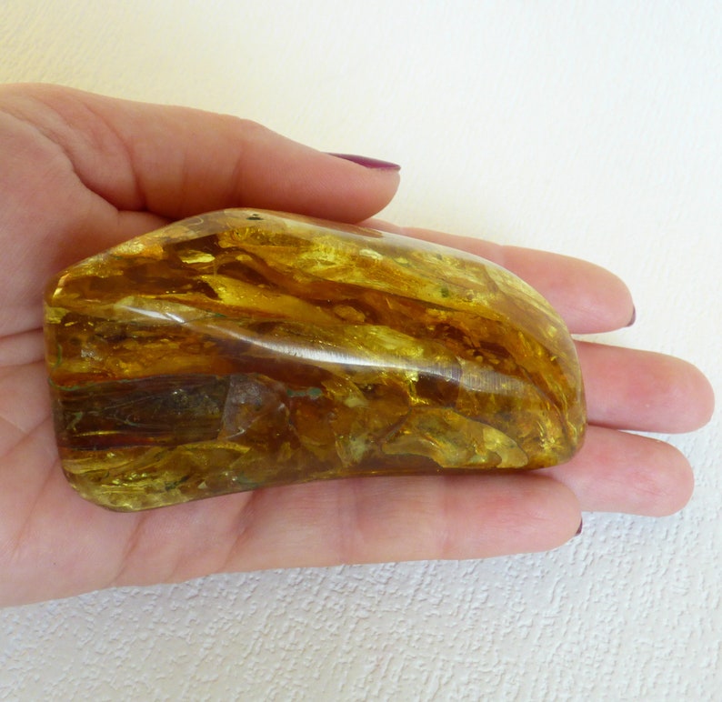 Rare Polish natural Baltic Amber raw Amber stone 83 gr Honey Etsy