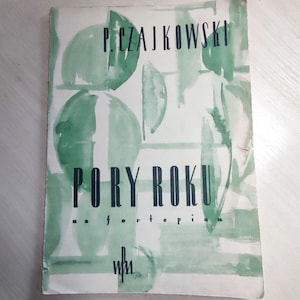 Libro di spartiti Le stagioni di Tchaikovsky Musica classica Spartiti di musica antica per pianoforte