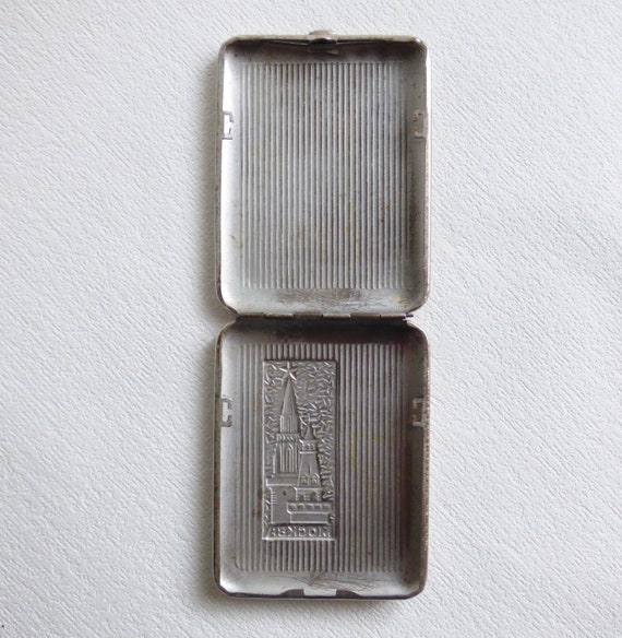 Soviet cigarette case Moskow Vintage cigarette ca… - image 3