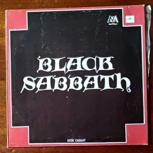 Black Sabbath Vintage vinyl record 1989 Heavy Metal Psychedelic Rock