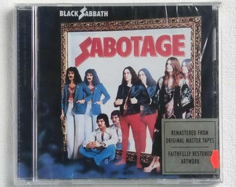 Black Sabbath Sabotage Vintage CD 1996 Rock music Ozzy Osborn