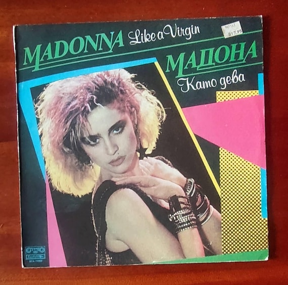 MADONNA Like a Virgin Vintage Vinyl Record Soviet Vinyl Record