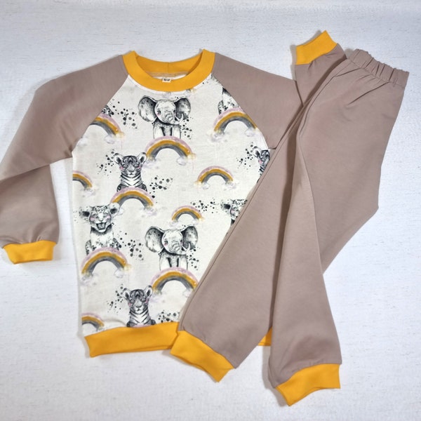 Kinderkleding, Babytrui, Babysweater, top en broek, Kinderkledingset 2 in 1, Babytrainingspak