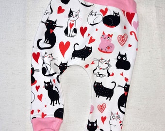 Harem pants for babies, sizes 68, 74, 80, 86, 92, 98 cm