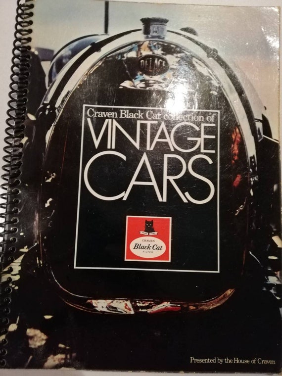 Vintage Craven Black Cat Collection of Cars - Cigarette Cars