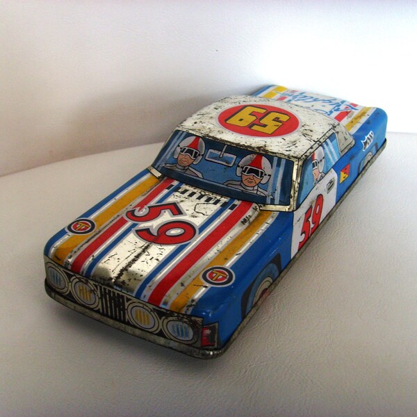 Vintage 1960's Japanese tin toy racing car