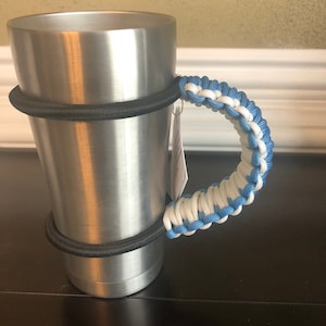 Universal Fit Paracord Cup Handle - Custom Colors - Fits 20-30 oz. Tumblers