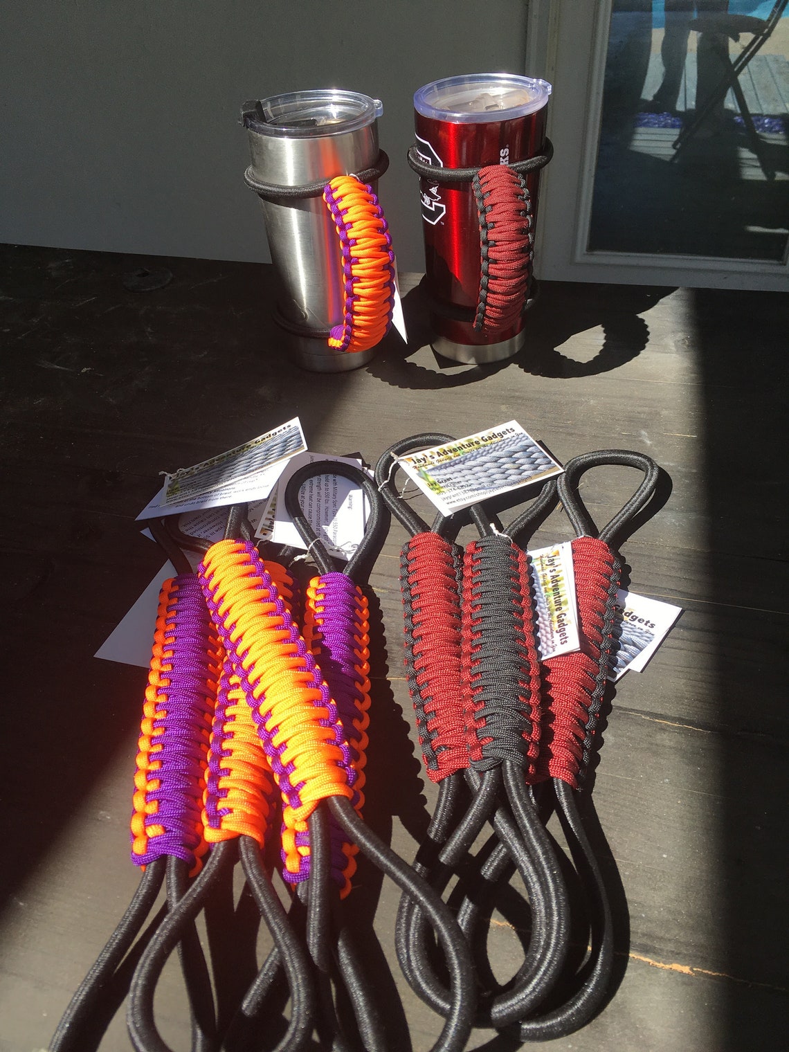 Universal Paracord Cup Handle Custom Colors Etsy