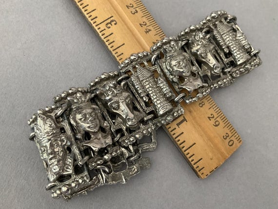 Chess Pieces Link Bracelet - image 8