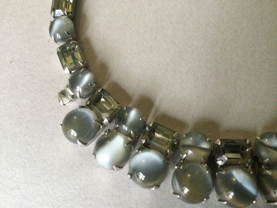 Silvery Pale Blue/Dove Gray Translucent Moonstone… - image 4