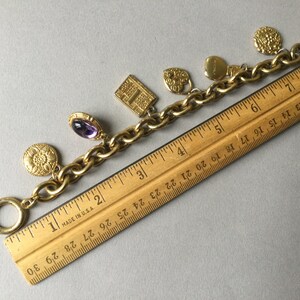 Bracelet Breloques Et Charms Vanderbilt - Vintage Années 90 | Doré | Occasion