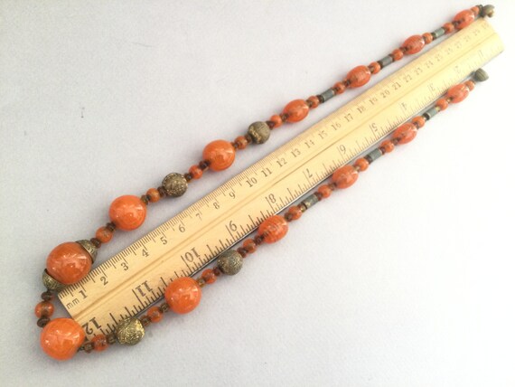 Collier Vintage Louis Rousselet - Pâte De Verre Et Galalithe - Fleur - Très Bon état
