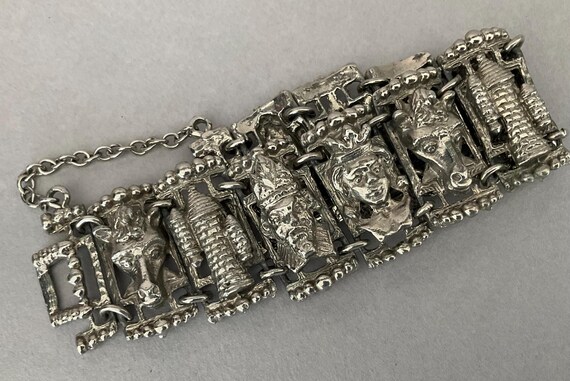 Chess Pieces Link Bracelet - image 3