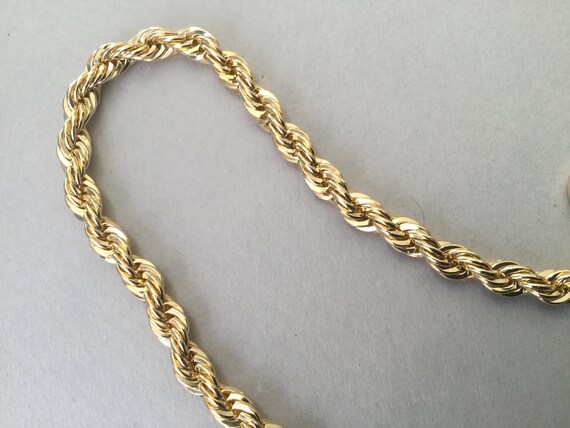 Givenchy Gold Plated Twist Chain Necklace - image 4
