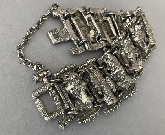 Chess Pieces Link Bracelet - image 6