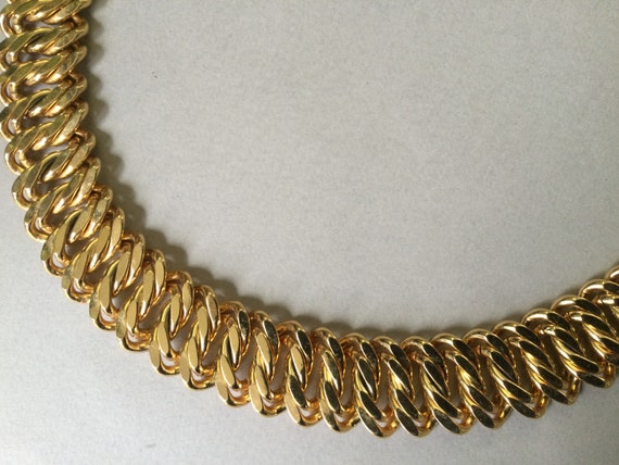 Napier Chunky Gold Plated Unisex Chain Necklace - image 4