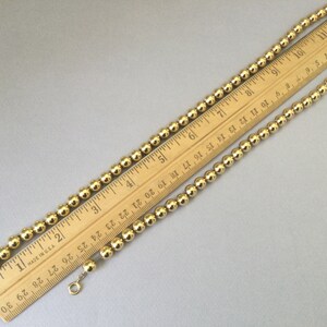 Napier Gold Plated Bead Necklace image 7