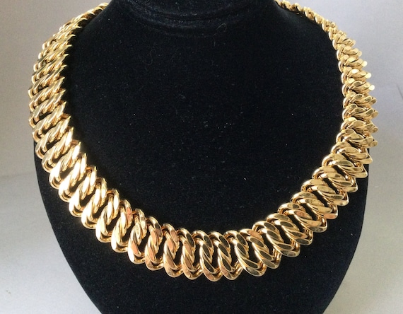 Napier Chunky Gold Plated Unisex Chain Necklace - image 1