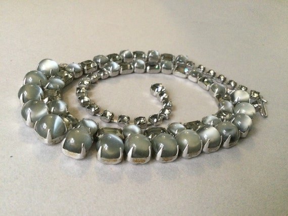 Silvery Pale Blue/Dove Gray Translucent Moonstone… - image 9