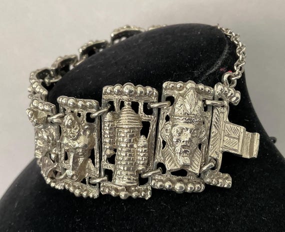 Chess Pieces Link Bracelet - image 1