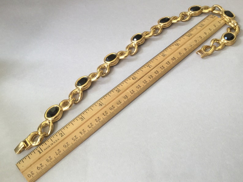Nina Ricci Gold Plate Link Necklace