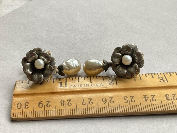 Miriam Haskell Signed Faux Baroque Adjustable Cli… - image 7