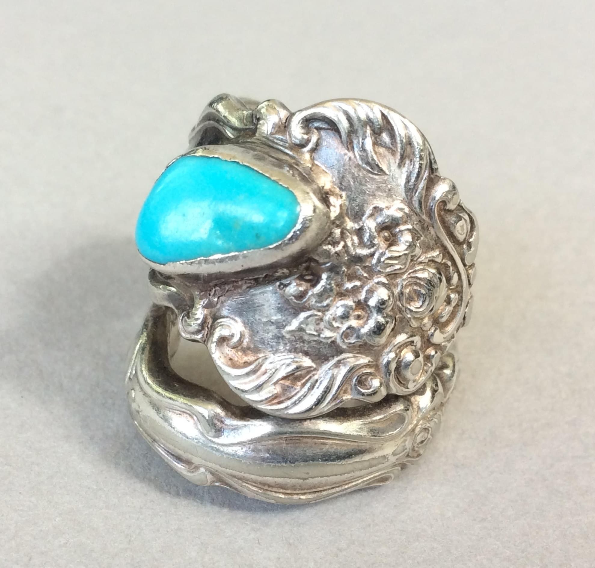 Turquoise 2024 spoon ring