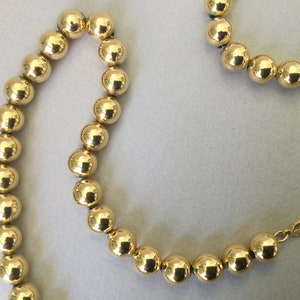 Napier Gold Plated Bead Necklace image 3