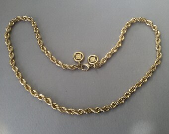 ネックレス・ペンダント VINTAGE HOLLYWOOD Twist Leaf Chain Necklace BMH1313 LA JOLLA Vintage Inspired Twist Chain Necklace – NOORNOIR