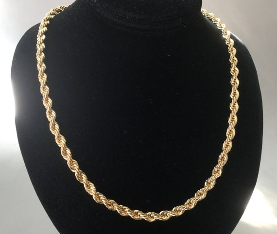 Givenchy Gold Plated Twist Chain Necklace - image 1