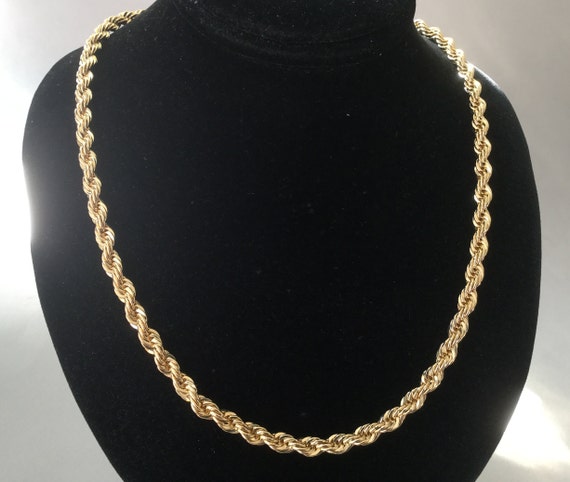■VINTAGE HOLLYWOOD■ Twist Chain Necklace VH24NNNE173M Vintage Twisted Chain Necklace Gold Tone. 12-278 | eBay