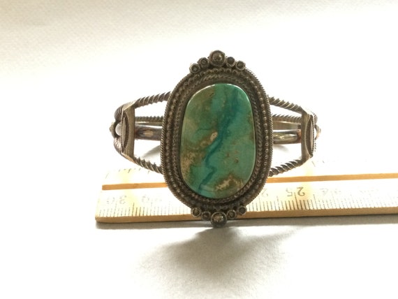 Wallace JR Sterling Silver and Turquoise Double C… - image 8