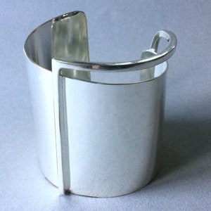 Teserved for Barbara* Ralph Lauren Modernist Silver Cuff Bracelet