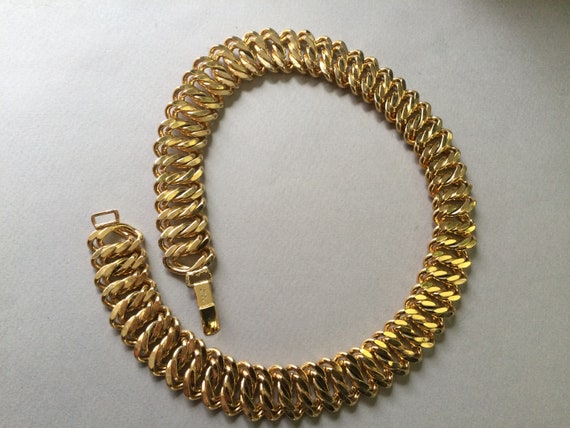 Napier Chunky Gold Plated Unisex Chain Necklace - image 7