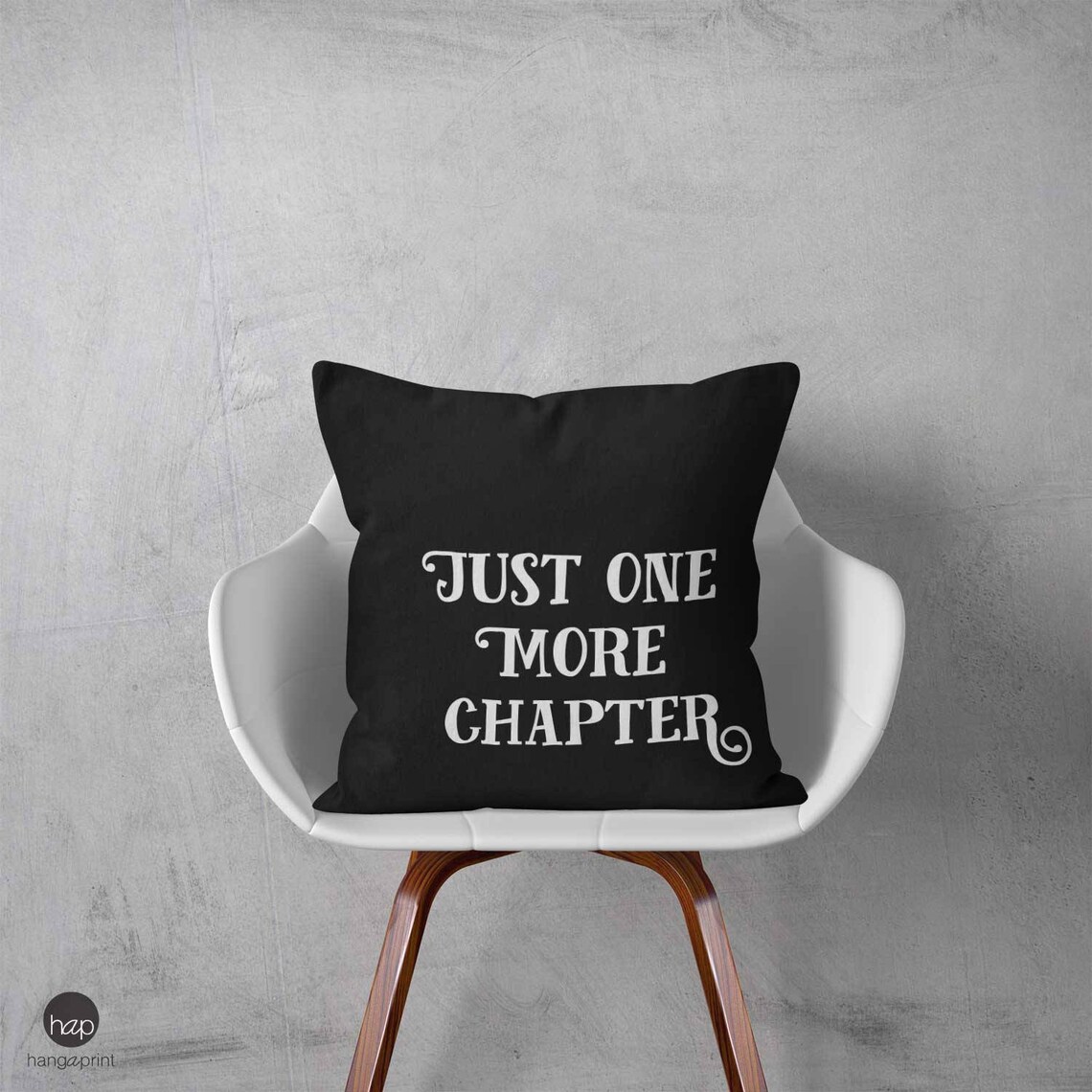 Just One More Chapter Pillow Reading Pillow Quotes Read Etsy