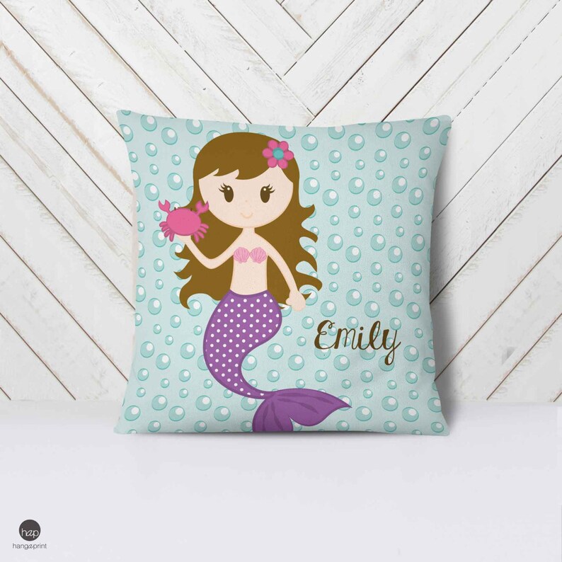 Mermaid Pillow Mermaid Pillow Cover Mermaid Throw Pillow Etsy Sweden