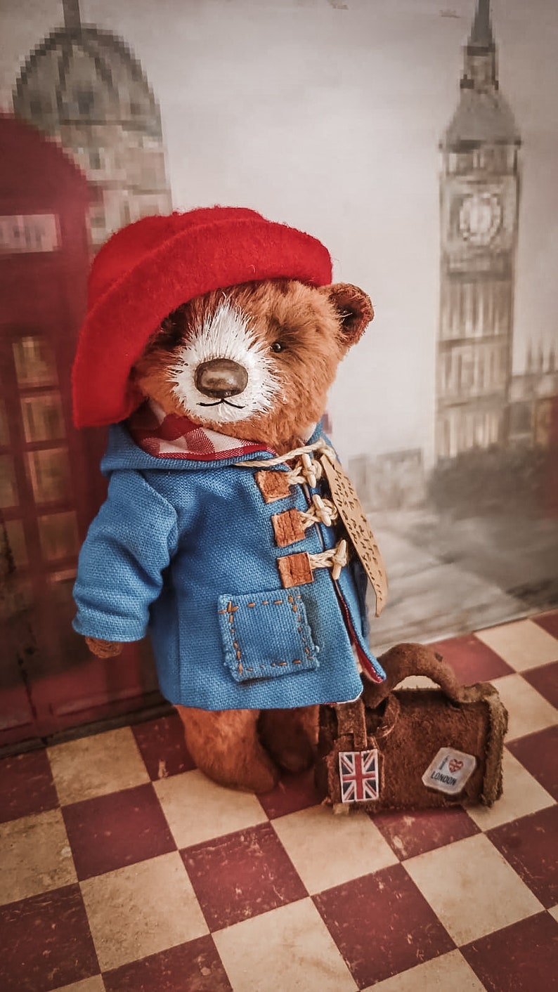 Traveler Teddy Bear With Travel Bag,classic Bear Handmade,teddy Bear in ...