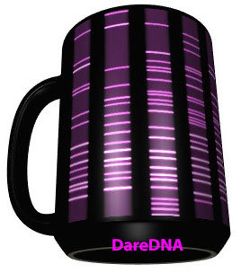 Custom DNA Art of Your DNA Painting PCR Gel Electrophoresis | Etsy