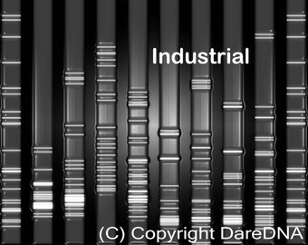 Custom DNA Art of Your DNA - Painting PCR Gel Electrophoresis - Canvas Molecular Biology Science - Metal Wall Digital Prints Graduation Gift