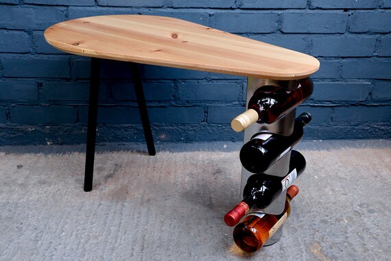 Items Similar To Eco Friendly Table & Wine Rack The
