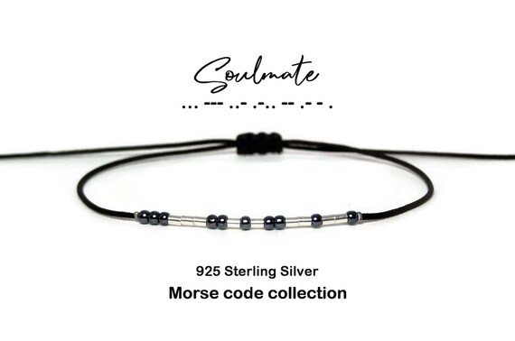 morse code bracelets etsy