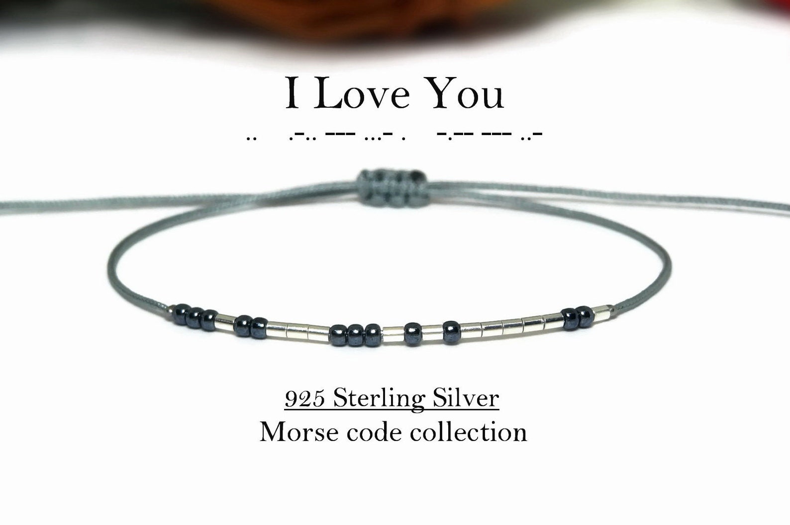 I Love You morse code bracelet Couple Bracelets Matching Etsy