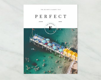 Perfect Escape: Multi-Pack containing 5 Europe itineraries (with BONUS Andalusia Itinerary!), Honeymoon, Europe Trip, Travel Guide