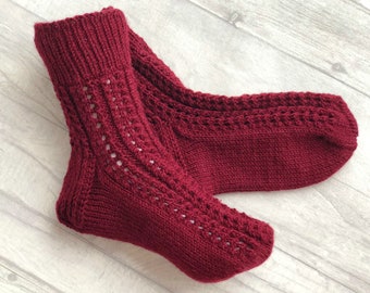 Wool Slippers Women - Wool Slippers - Wool Socks - Slipper Socks - House Slippers - Hand Knitted Socks - Socks Womens - Knit Women Socks
