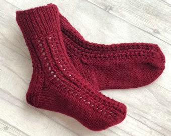 Cute knitted woman socks, Soft boot socks for women, Ready to ship size 3-4UK/5-7US