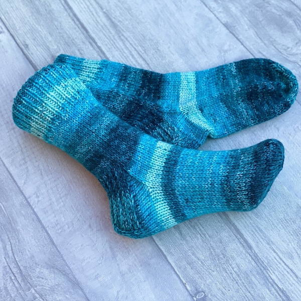 Hand Knit wool socks for men or women, warm winter socks, Christmas gift, Secret Santa Gift