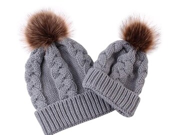 matching mom and daughter hats